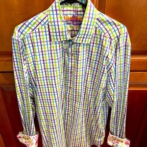 NEW Robert Graham Classic Fit Shirt Large $228